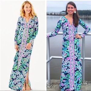 NWT Lilly Pulitzer Faye Maxi Dress xs comfy!